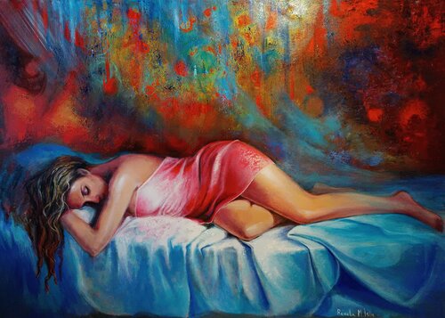 " Butterfly Queen " van Reneta Isin, Schilderij te koop op Singulart