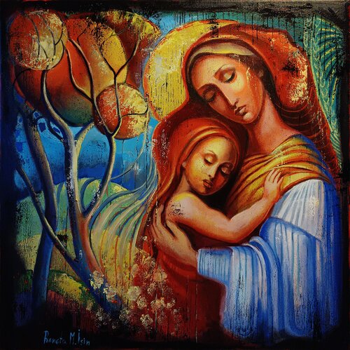 " Madonna " van Reneta Isin, Schilderij te koop op Singulart