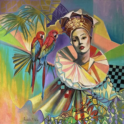 " Joker " No.1 di Reneta Isin, Pittura in vendita su Singulart