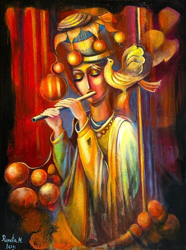" Forest Melody " van Reneta Isin, Schilderij te koop op Singulart