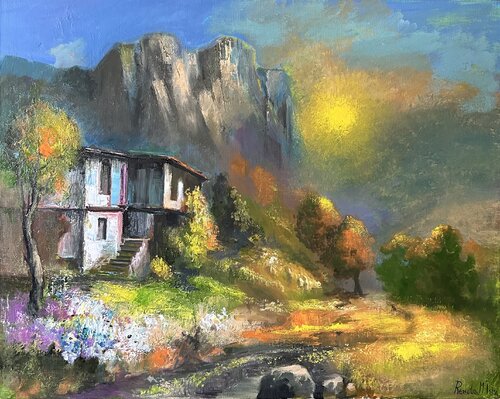 " Rural Landscape " by Reneta Isin, 油畫 for Sale on Singulart
