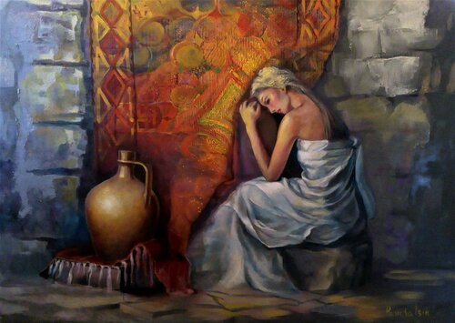 " Muse " di Reneta Isin, Pittura in vendita su Singulart
