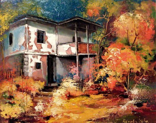 " Eastern Europe " van Reneta Isin, Schilderij te koop op Singulart