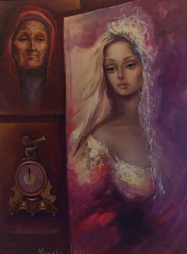 " Time " van Reneta Isin, Schilderij te koop op Singulart