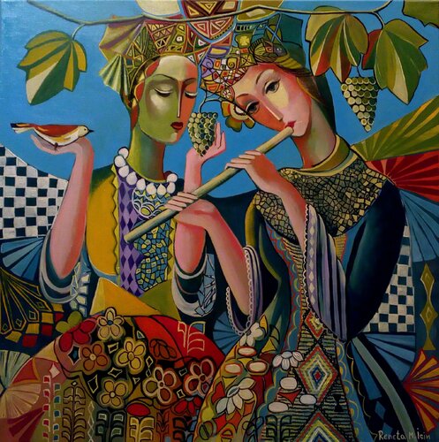 " Forest Melody " di Reneta Isin, Pittura in vendita su Singulart