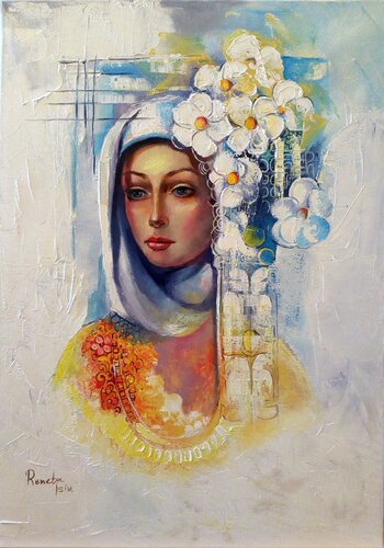 " Bulgaria " -  Folk van Reneta Isin, Schilderij te koop op Singulart