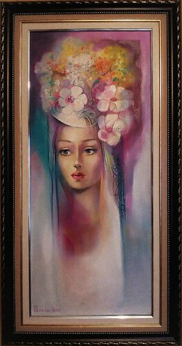 " Veronica X " van Reneta Isin, Schilderij te koop op Singulart