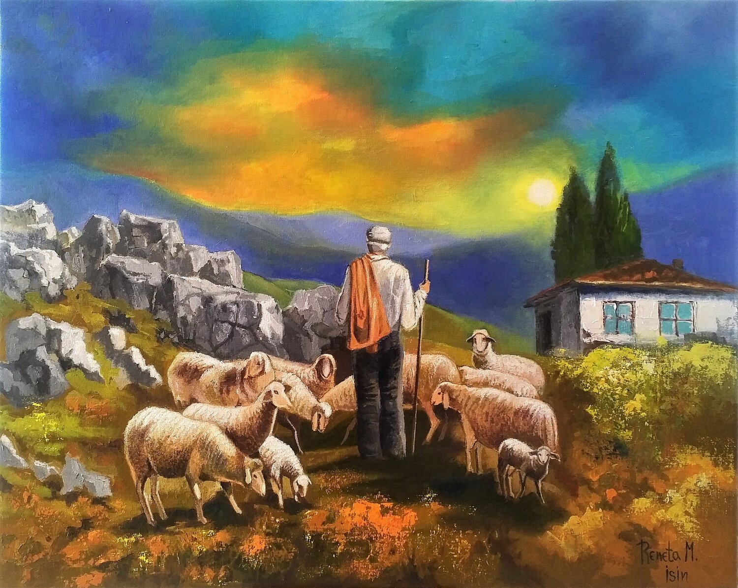 " 17 April " - The shepherd Reneta Isin