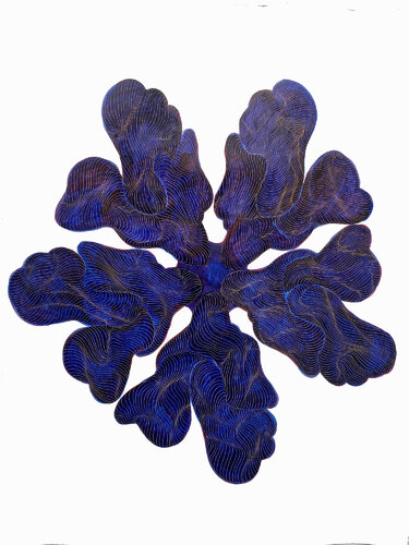 Blue Squeeze by Sara Willett, Painting for Sale on Singulart