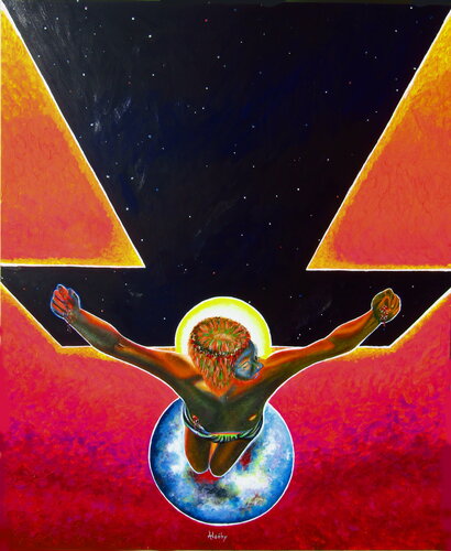 De la Terre à l'éther. van Aldehy, Schilderij te koop op Singulart