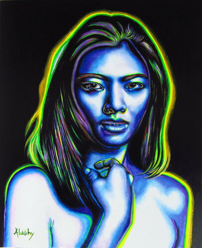 FEMME DE L'ONDE van Aldehy, Schilderij te koop op Singulart
