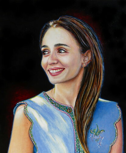 Voix de Fleur - Léa Desandre. van Aldehy, Schilderij te koop op Singulart