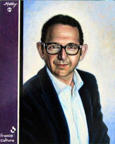 Le monde des idées - Guillaume Erner. di Aldehy, Pittura in vendita su Singulart