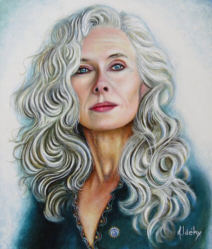 FEMME EN FLAMMES von Aldehy, Malerei kaufen auf Singulart