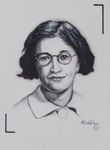 Admirable Simone WEIL von Aldehy, Zeichnungen kaufen auf Singulart
