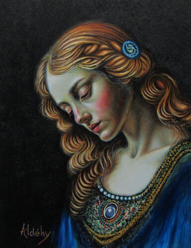 CONNEXION CELESTE di Aldehy, Pittura in vendita su Singulart