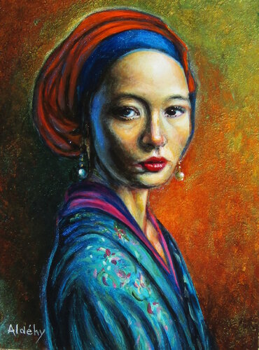 LA PERLE DU JOUR de Aldehy, Pintura a la venta en Singulart