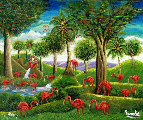 Souvenirs d'Haïti. by Aldehy, 油畫 for Sale on Singulart