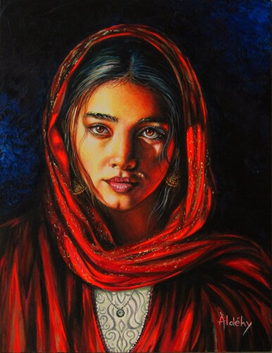 LEVER DE FEMME by Aldehy, 油畫 for Sale on Singulart