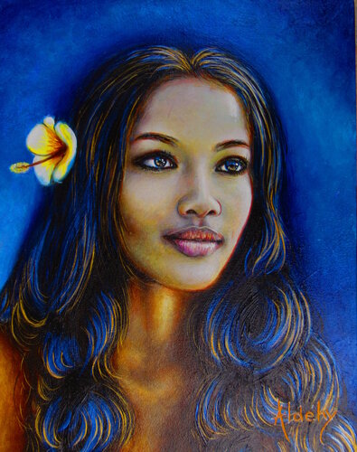 FLEUR DE CIEL di Aldehy, Pittura in vendita su Singulart