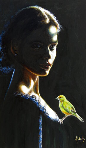 SOIR SEREIN di Aldehy, Pittura in vendita su Singulart