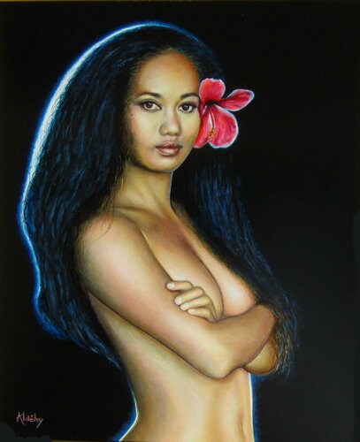 Fleur de l'Astre di Aldehy, Pittura in vendita su Singulart