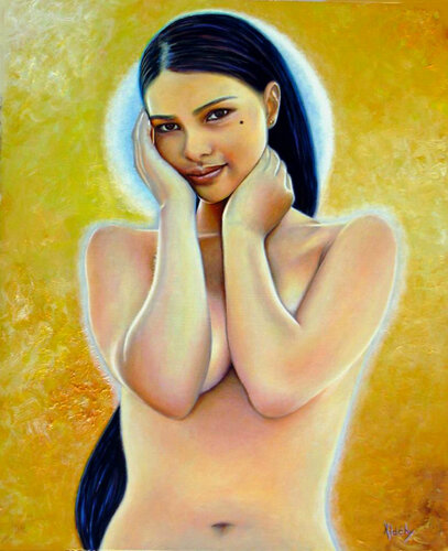 Malice aux Mains Lisses di Aldehy, Pittura in vendita su Singulart