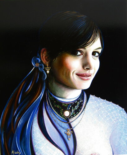 La Flamme Bleue by Aldehy, Painting for Sale on Singulart