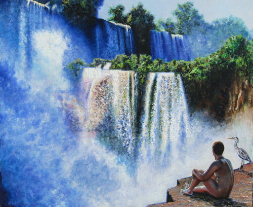 Avant La Chute by Aldehy, Painting for Sale on Singulart