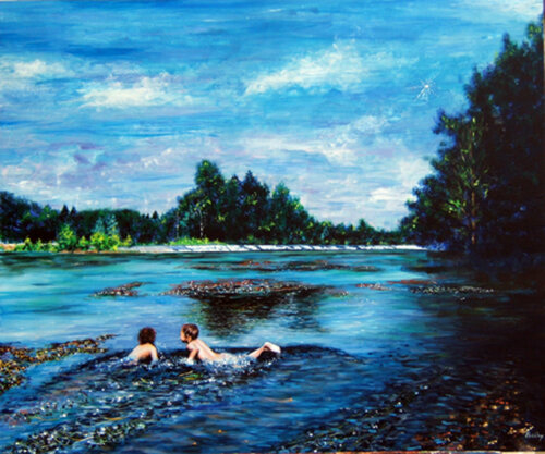 Bain de Terre di Aldehy, Pittura in vendita su Singulart