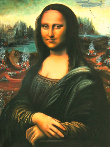 Joyau des Palais - (Télescopage) by Aldehy, Painting for Sale on Singulart