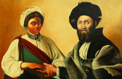 La liseuse de bonne aventure. by Aldehy, Painting for Sale on Singulart