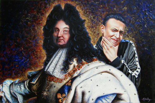 Louis XIV by Aldehy, Painting for Sale on Singulart