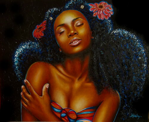 Auréole Créole di Aldehy, Pittura in vendita su Singulart