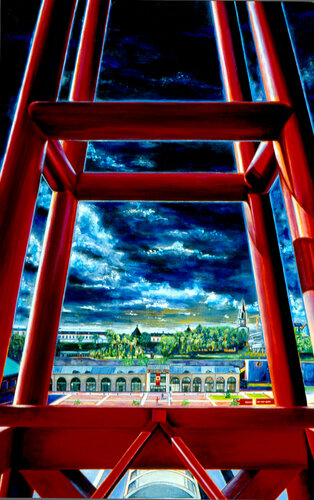L'étoile Rouge. di Aldehy, Pittura in vendita su Singulart