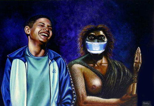 Les bons conseils  de Lucy van Aldehy, Werk op papier te koop op Singulart