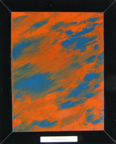 Vol des nuages cinabres. by Aldehy, Work on Paper for Sale on Singulart