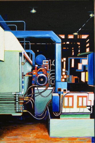 La Machine. di Aldehy, Pittura in vendita su Singulart