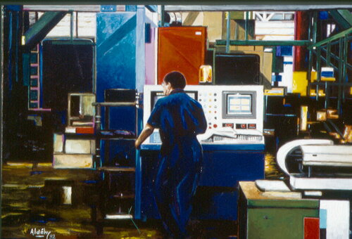 Control. di Aldehy, Pittura in vendita su Singulart