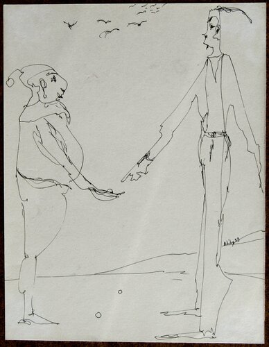 Caricature 7 by Aldehy, Drawing for Sale on Singulart