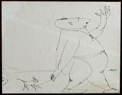 Caricature 10 by Aldehy, 소묘 for Sale on Singulart