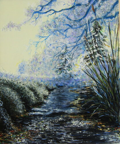 Monde d'Argent by Aldehy, Painting for Sale on Singulart