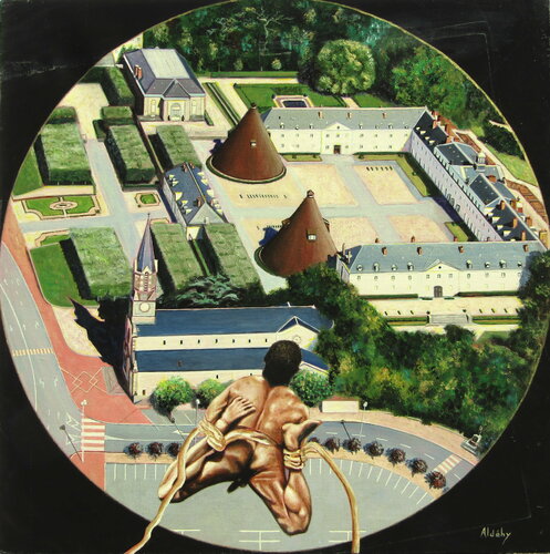 Saut du Gaul. Saut dans l'espace-temps. van Aldehy, Schilderij te koop op Singulart