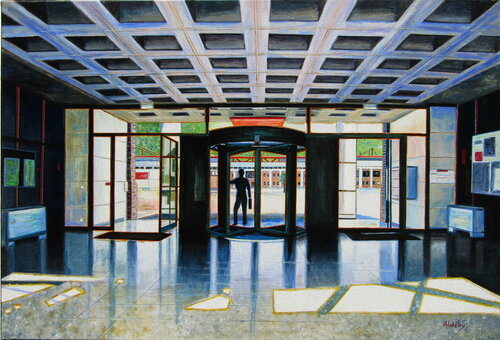 L'univers-cité. by Aldehy, Painting for Sale on Singulart