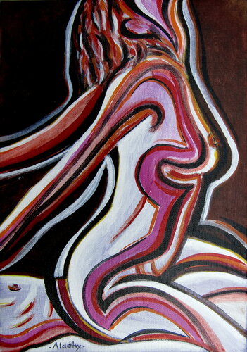Etude de nu. 4 di Aldehy, Pittura in vendita su Singulart