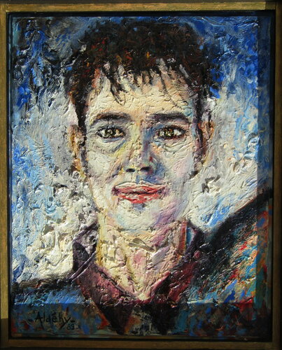 Il était là. by Aldehy, Painting for Sale on Singulart