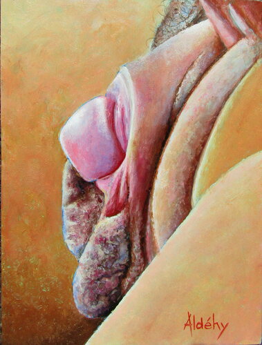CERISE SUR LE GÂTEAU di Aldehy, Pittura in vendita su Singulart