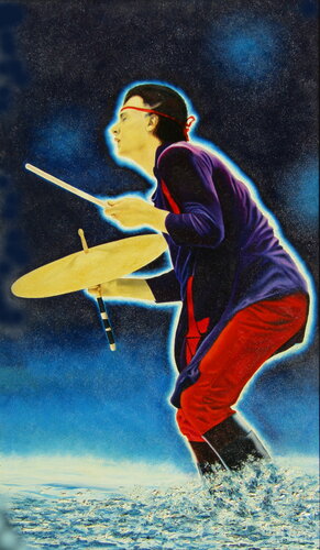 CHANT DE FEU by Aldehy, Painting for Sale on Singulart