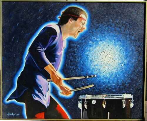 FEU DU CHANT by Aldehy, Painting for Sale on Singulart