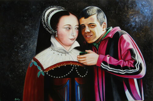Catherine de Medicis by Aldehy, Painting for Sale on Singulart